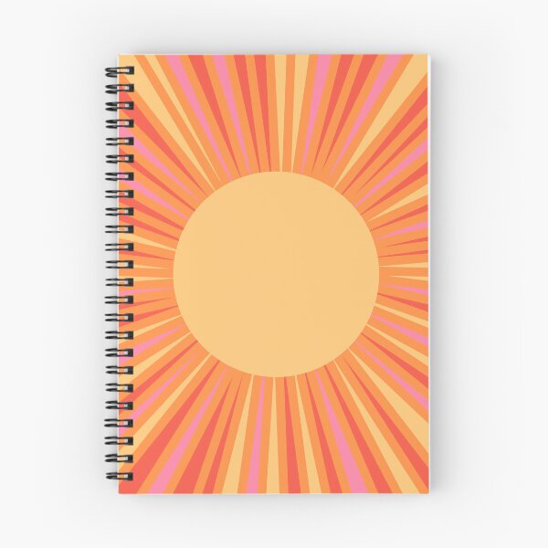 Item preview, Summer Sun Retro Sun Rays Yellow Orange Pink designed and sold by kierkegaard.
