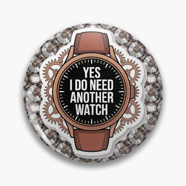 Item preview, Watch Addict Sticker for Timepiece Enthusiasts - With Pattern designed and sold by WatchesAndMore.