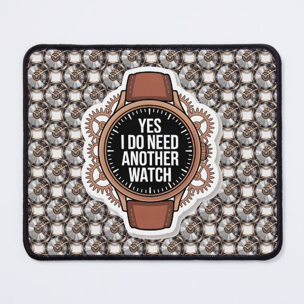 Item preview, Watch Addict Sticker for Timepiece Enthusiasts - With Pattern designed and sold by WatchesAndMore.