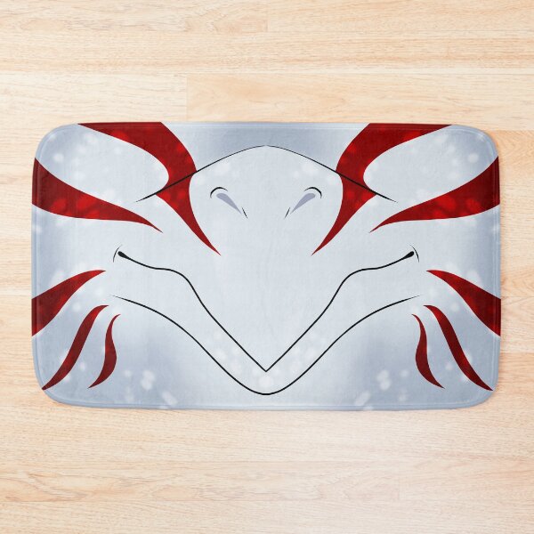 Item preview, White with Red Stripes Dragon Mask designed and sold by KeishaMaKainn.