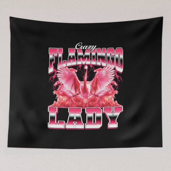 Item preview, Crazy Flamingo Lady Animal 90s Bootleg Style designed and sold by PaulTSchafer.
