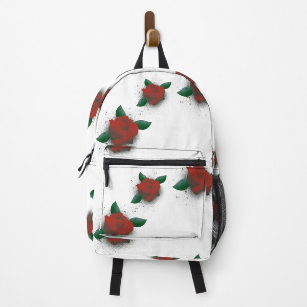 Item preview, Red Rose Spray Paint Tattoo - Grunge Floral Illustration designed and sold by TheArtOfTreble.