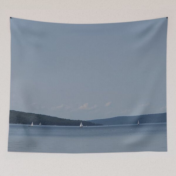 Item preview, Cayuga Lake Boats and Sky designed and sold by AspectsofHome.