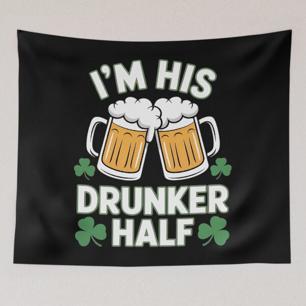 Item preview, I'm His Drunker Half Saint Patrick's Day For Beer Drinkers designed and sold by HellD3vil-Art.