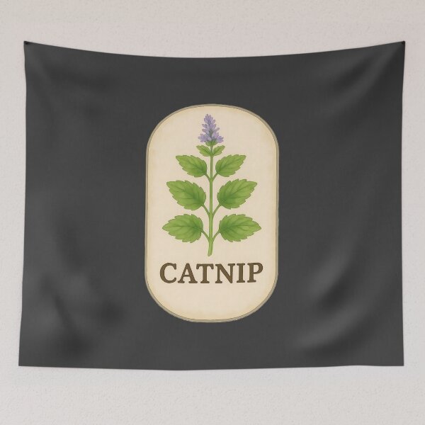 Item preview, Vintage Botanical Herb and Spice Prints: Catnip designed and sold by PinUpPizzazz.