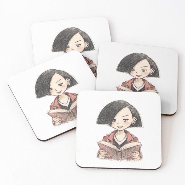 Item preview, JANE LANE WITH OPEN BOOK designed and sold by LIS AND MELIVERSO.