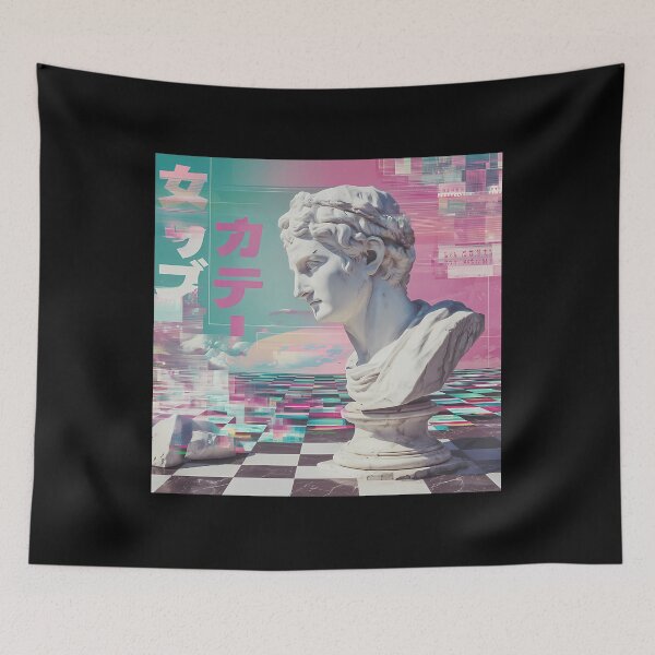 Item preview, Glitched Roman Bust Vaporwave Dream designed and sold by rxwnubpjarb76.