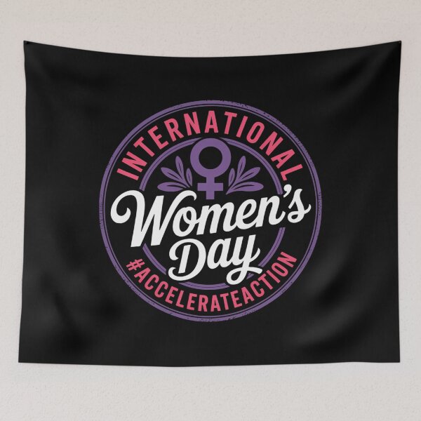 Item preview, International Women's Day 2026 Accelerate Action 8 March  designed and sold by HellD3vil-Art.