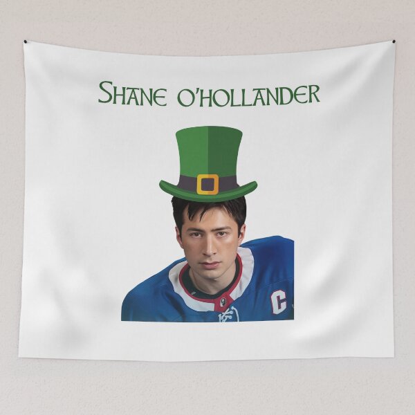 Item preview, Shane Hollander St Patrick’s Day Hockey Fan Lucky Hat designed and sold by EdificaturasArt.