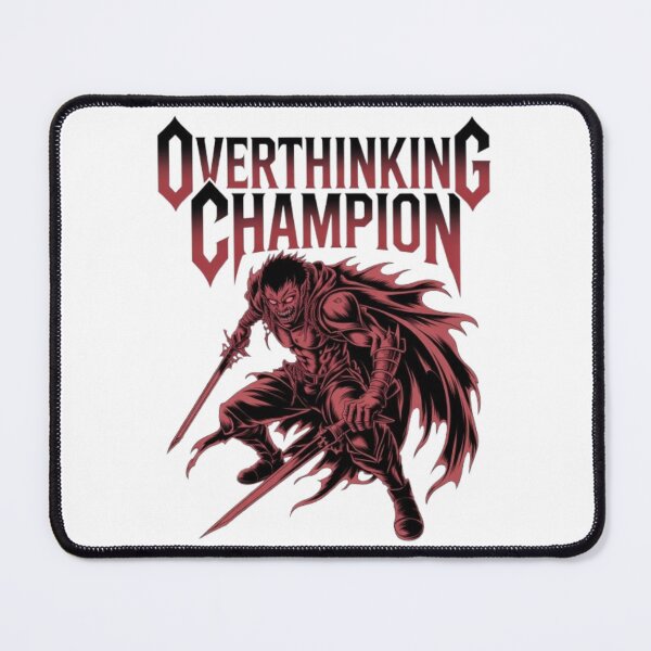 Item preview, Overthinking Champion Dark Warrior Graphic designed and sold by NewUSShop.