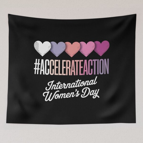 Item preview, International Women's Day 2026 Accelerate Action 8 March  designed and sold by HellD3vil-Art.