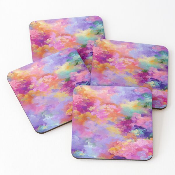 Item preview, Drawing of dusty colorful clouds  designed and sold by NivyasArtistry.