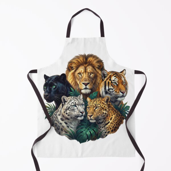 Item preview, Majestic Big Cats Wildlife Portrait — Animal Lover Gift designed and sold by Zippy Creation.