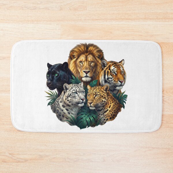 Item preview, Majestic Big Cats Wildlife Portrait — Animal Lover Gift designed and sold by Zippy Creation.