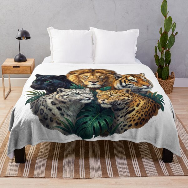 Item preview, Majestic Big Cats Wildlife Portrait — Animal Lover Gift designed and sold by Zippy Creation.