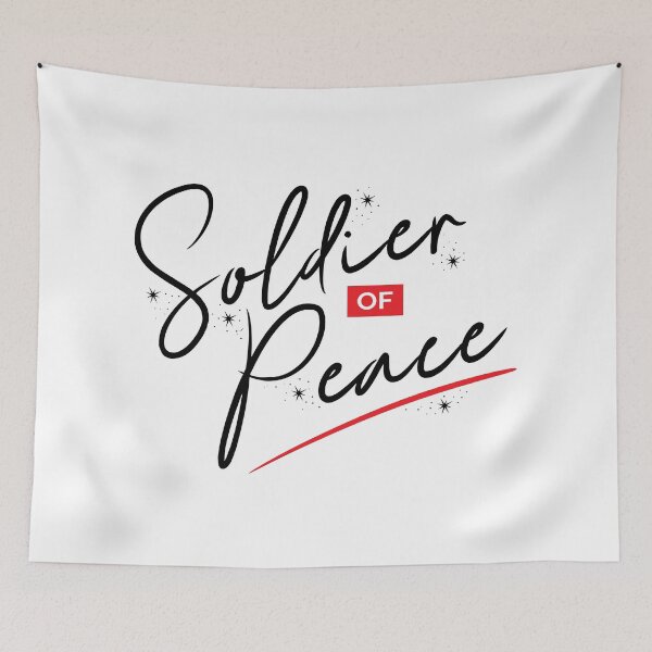 Item preview, Soldier of Peace – Christian Faith Strength designed and sold by Verse & Vibes.