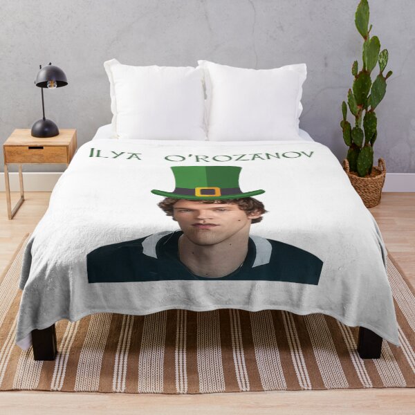 Item preview, Ilya Rozanov St Patrick’s Day Hockey Lucky Hat  designed and sold by EdificaturasArt.