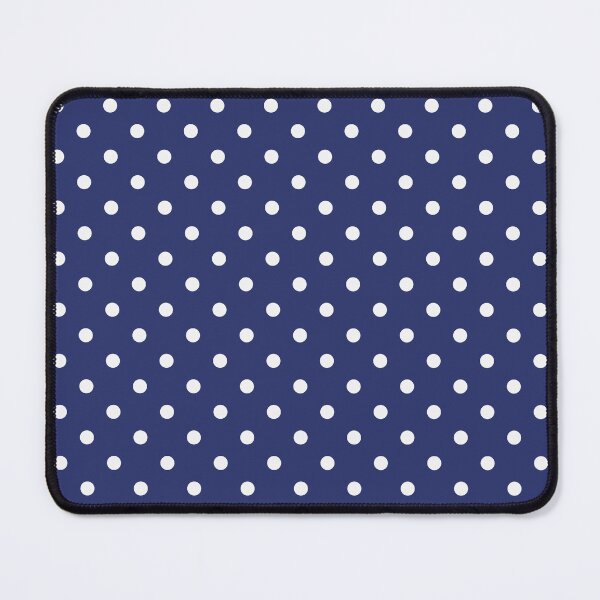 Item preview, White Polka Dot on Blue Background designed and sold by kindacute-shop.