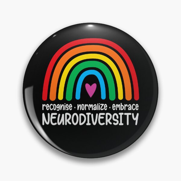 Item preview, Embrace Neurodiversity Rainbow Autism Awareness Inclusive designed and sold by DeJuasLincoln.