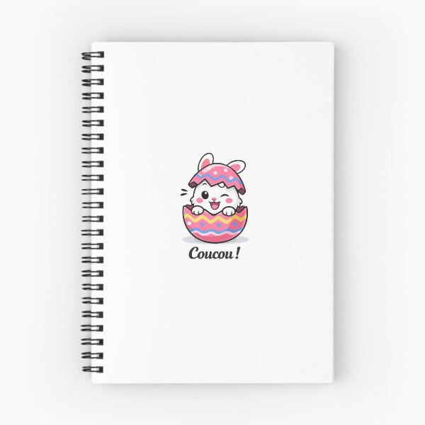 Item preview, Sticker Lapin de Pâques – Coucou dans l’Œuf (Fond Transparent) designed and sold by danti96.