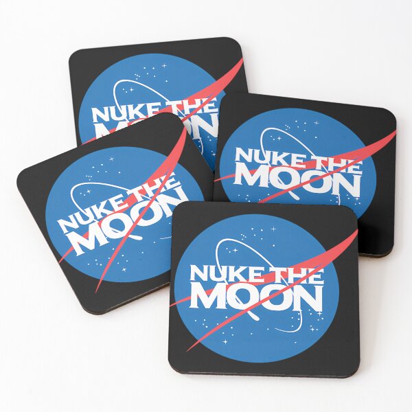 Item preview, Nasa Nuke The Moon designed and sold by lianhemakoshi.