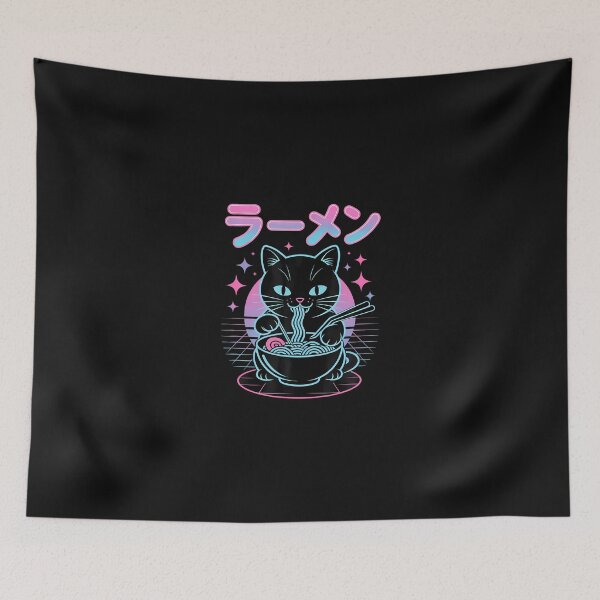 Item preview, Kawaii Neko Ramen Cat designed and sold by Imalyanmani.