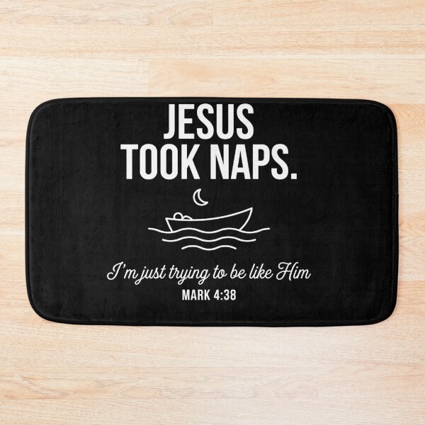 Item preview, Jesus Took Naps Mark 4:38 Christian Nap Lover designed and sold by Dressed For  Duty.