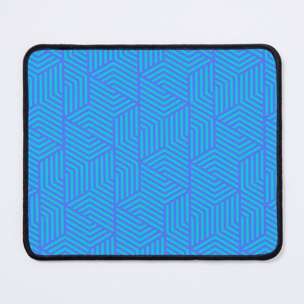 Item preview, Blue Hexagram Motif - Geometric Abstract Pattern - Christmas Gifts For Husband designed and sold by RoyalStarsPatts.