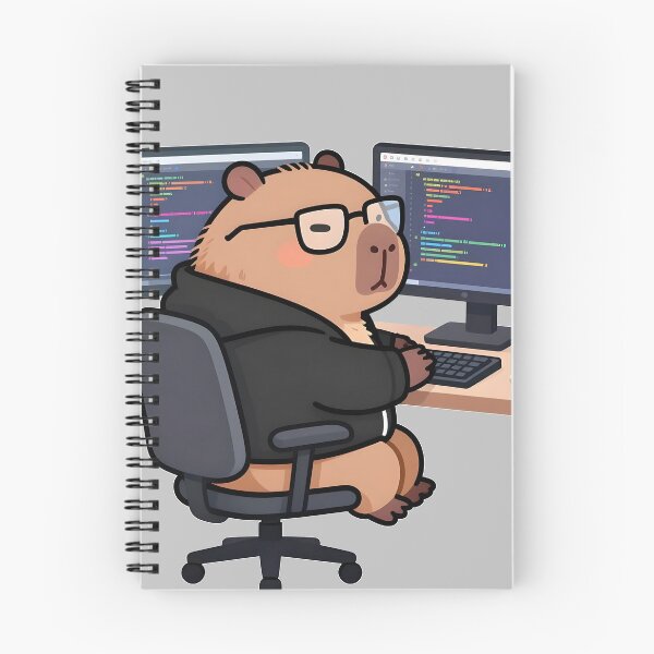 Item preview, Capybara Senior Developer: Chill Tech Mode?☕ designed and sold by BGM by AI.