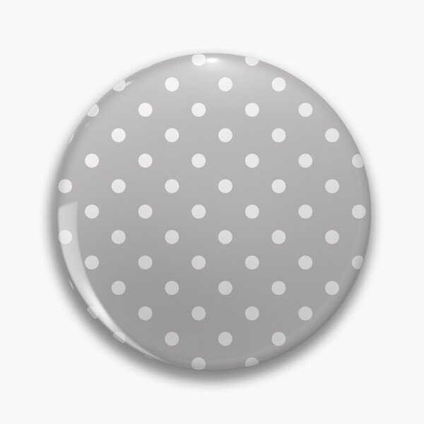 Item preview, White Polka Dot on Grey Background designed and sold by kindacute-shop.