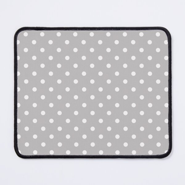 Item preview, White Polka Dot on Grey Background designed and sold by kindacute-shop.