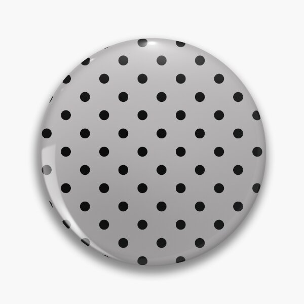 Item preview, Black Polka Dot on Grey Background designed and sold by kindacute-shop.