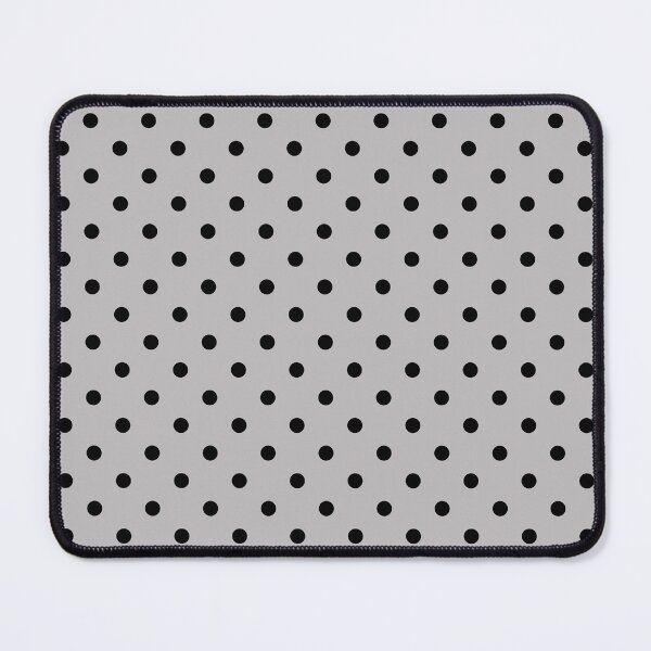 Item preview, Black Polka Dot on Grey Background designed and sold by kindacute-shop.