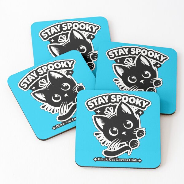 Item preview, Stay Spooky Black Cat – Cute Kawaii Halloween Cat Lovers Design designed and sold by CatLovers Studio.