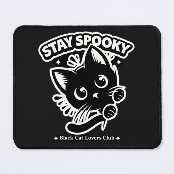 Item preview, Stay Spooky Black Cat – Cute Kawaii Halloween Cat Lovers Design designed and sold by CatLovers Studio.
