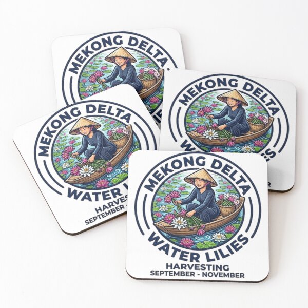 Item preview, MEKONG DELTA WATER LILIES designed and sold by likbatonboot.
