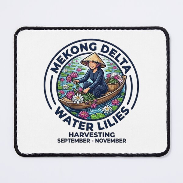 Item preview, MEKONG DELTA WATER LILIES designed and sold by likbatonboot.