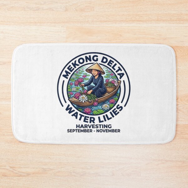 Item preview, MEKONG DELTA WATER LILIES designed and sold by likbatonboot.