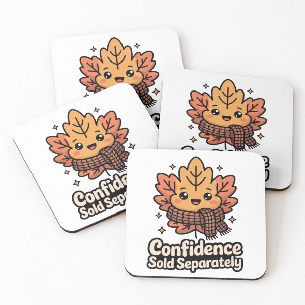Item preview, Confidence Sold Separately – Cute Autumn Leaf Graphic Tee designed and sold by NewUSShop.