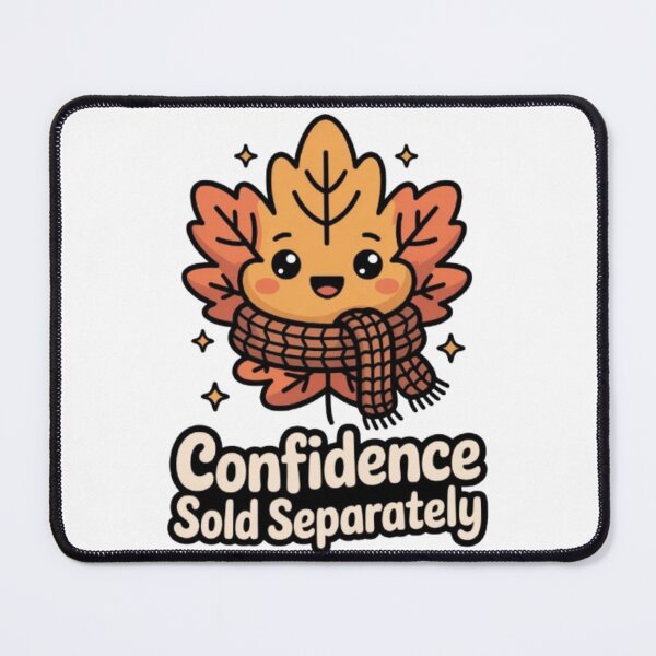 Item preview, Confidence Sold Separately – Cute Autumn Leaf Graphic Tee designed and sold by NewUSShop.