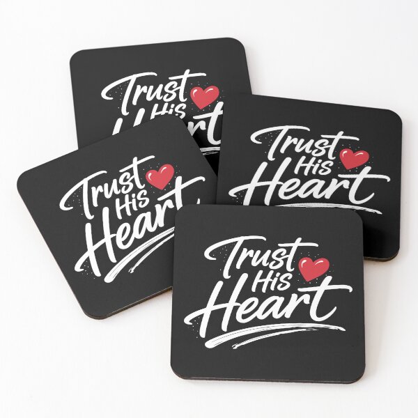 Item preview, Trust His Heart – Christian Faith Encouragement designed and sold by Verse & Vibes.