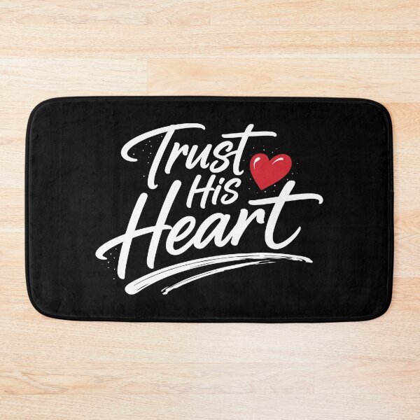 Item preview, Trust His Heart – Christian Faith Encouragement designed and sold by Verse & Vibes.