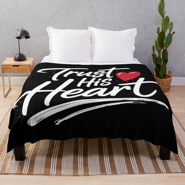 Item preview, Trust His Heart – Christian Faith Encouragement designed and sold by Verse & Vibes.