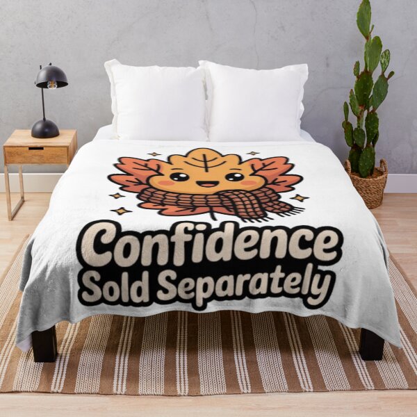 Item preview, Confidence Sold Separately – Cute Autumn Leaf Graphic Tee designed and sold by NewUSShop.