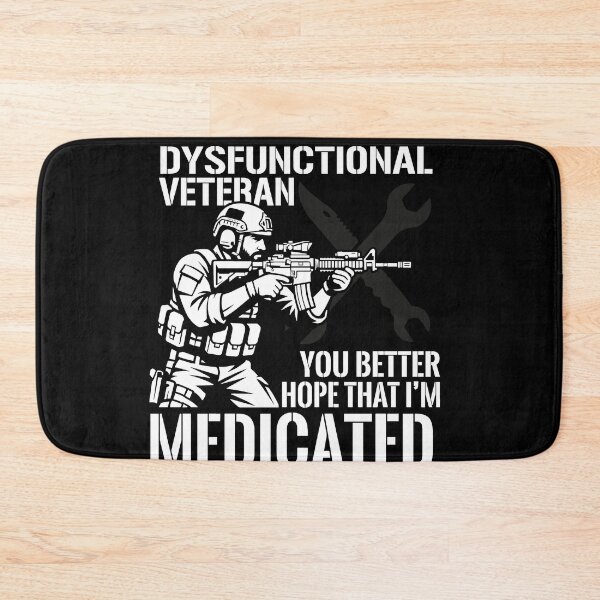 Item preview, Dysfunctional Veteran Medicated Tactical Soldier designed and sold by Dressed For  Duty.
