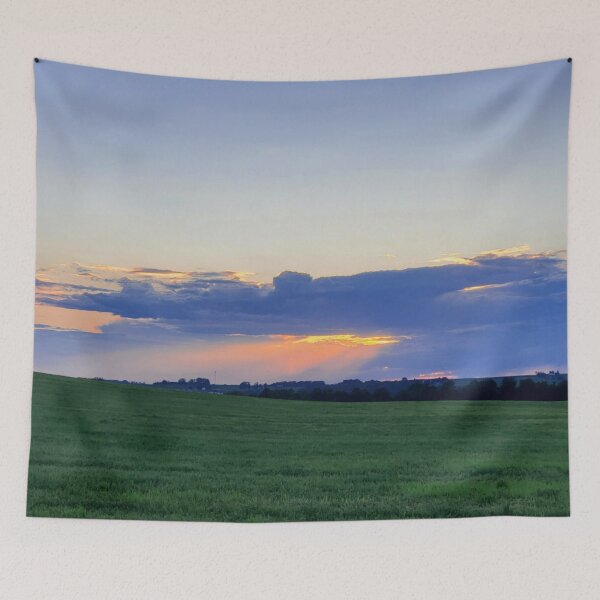 Item preview, Field and Sky With Clouds designed and sold by AspectsofHome.