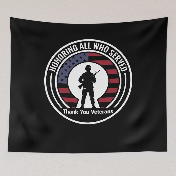 Item preview, Honoring All Who Served US Military Veteran designed and sold by Dressed For  Duty.