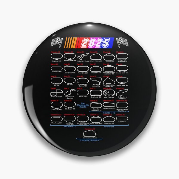 Item preview, Schedule Nascar Cup Series 2025  designed and sold by SOBAAT.