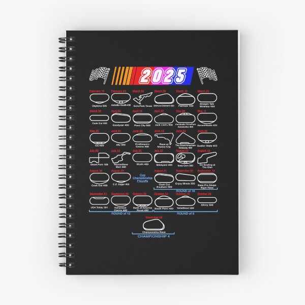 Item preview, Schedule Nascar Cup Series 2025  designed and sold by SOBAAT.