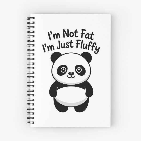 Item preview, Im not fat im just Fluffy Panda designed and sold by HellD3vil-Art.